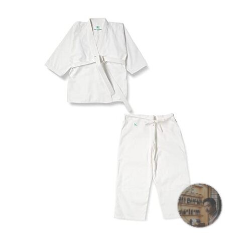 Mizuno Judo Uniform Set White Size 3 Polyester Cotton Blend School Athletics