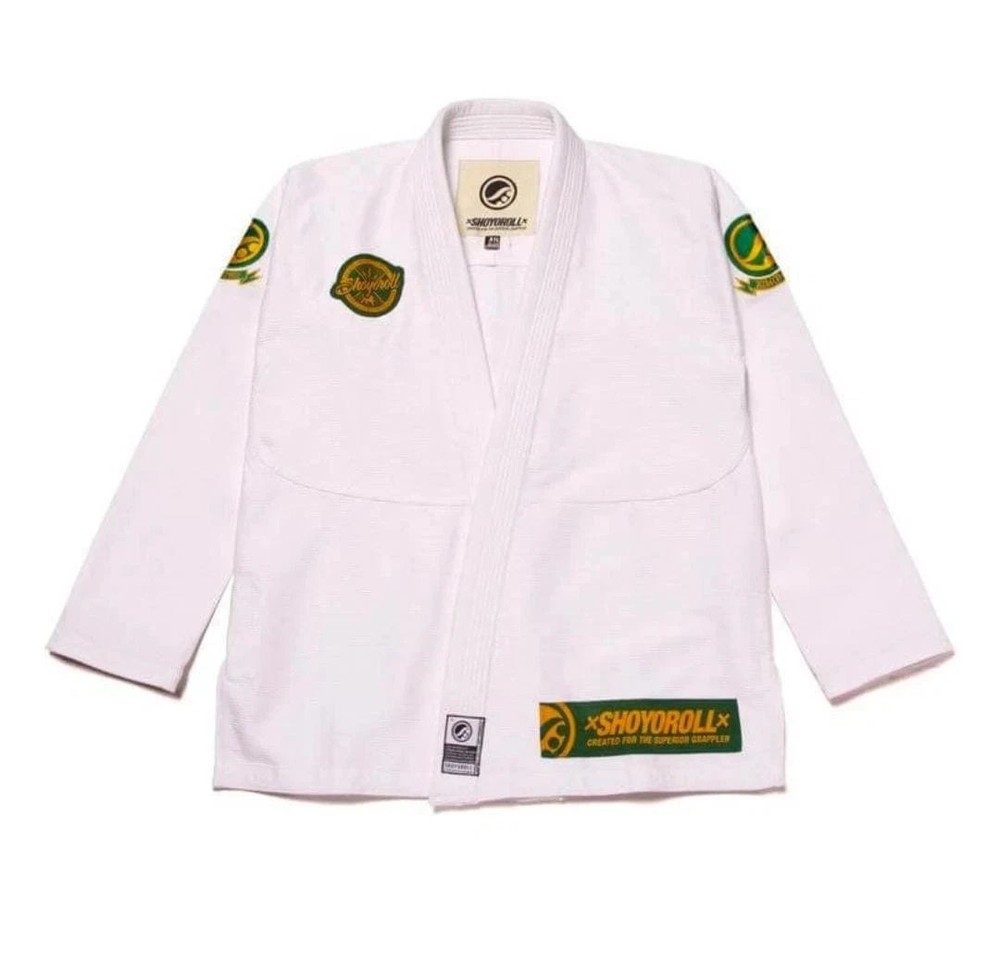 Shoyoroll Competitor 20.4 BJJ 450 GSM White With Bag