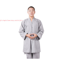 New Buddhist Monk Casual Uniform Kung Fu Training Suit Martial arts Clothes Suit
