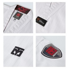 MOOTO BS 5 (Basic 5) Standard Taekwondo Uniform TKD WT Dobok [White-Neck]