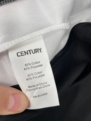 Century Youth Championship Martial Arts Uniform Gi Set Size 1 Black White