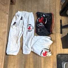 Caique Jiu-Jitsu Gi Uniform Set White M4 100% Cotton with Bag