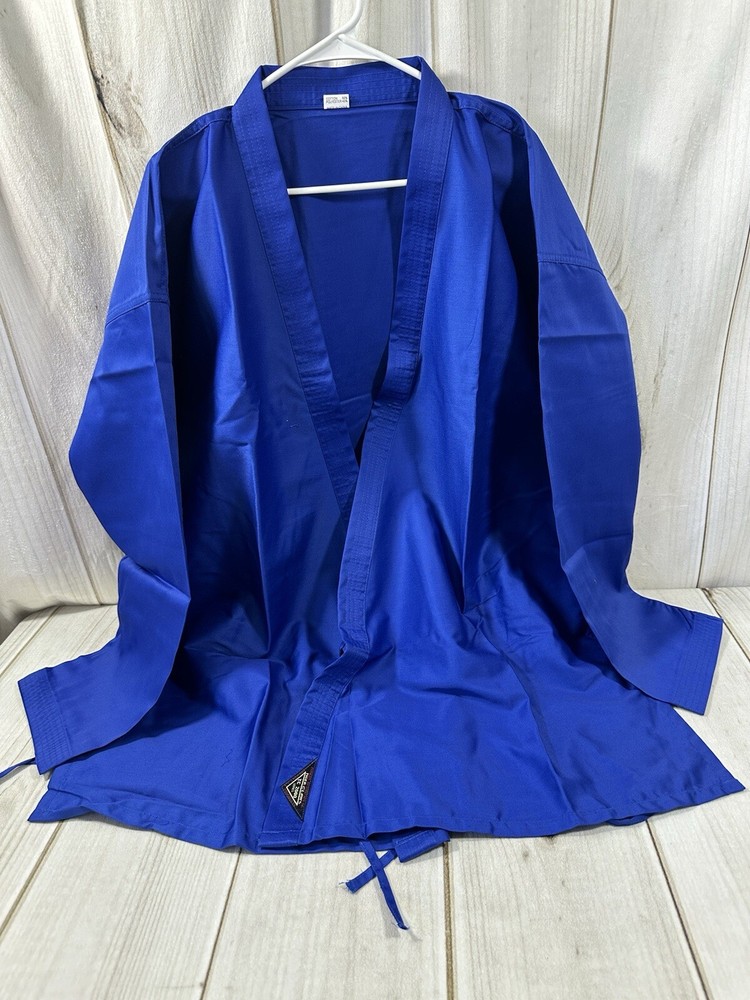 Tiger Claw TC2000 Martial Arts Adult Size 7 6′ 225 Lb Student Uniform Royal Blue