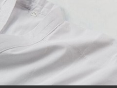 IAIDO Shitagi GI inner shirt white Japanese Iaido 100% cotton gi kimono top