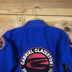 Jiu Jitsu MMA Gi Uniform Gabriel Gladiator BJJ M3 GI Mens Size Medium Blue