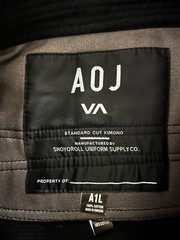 Shoyoroll AOJ 2.0 RVCA Black A1L Kimono