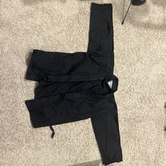Century Martial Arts Uniform Black 2 Piece Uniform youth Size 0 plus 2 belts