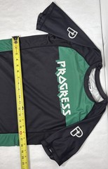 Progress “Bengal” BJJ MMA Black And Green Rashguard Size Medium