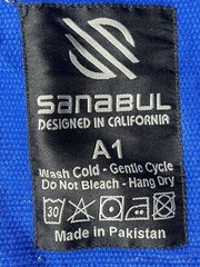Sanabul Jacket Adult A1 Royal Blue Brazilian Jiu Jitzu Gi Kimono BJJ TOP Only