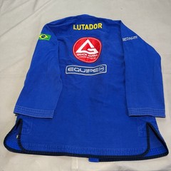 Gracie Barra Equippe Lutador Brazilian Jiu-Jitsu BJJ Gi Set Blue Men A5-XXXX