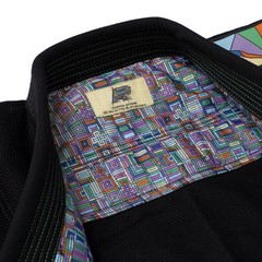 Albino and Preto Batch #108: Stained Glass BJJ Kimono 450 gsm Black BJJ Gi