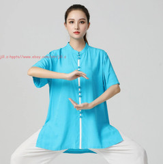 Women’s Cotton Blend Morning Exercise Tai Chi Suit Kung Fu martial arts Uniform