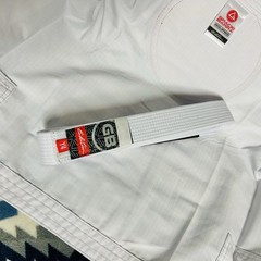 Gracie Barra Jiu-Jitsu Gi Set Youth 4 GB Edition White Ripstop Fabric