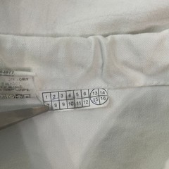 Fuji Kimono Jiu Jitsu Mens Size 5 White Martial Arts Pants Only