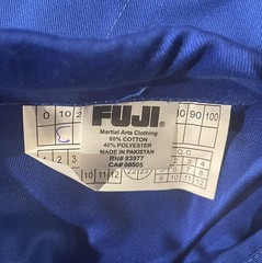 Fuji Judo Gi Pants Blue Double Weave Jiu Jitsu BJJ Karate Various Sizes New