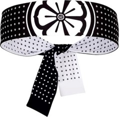 Karate Kid Cobra Kai Tenugui Reversible Warrior Headband, Bushido Hachimaki