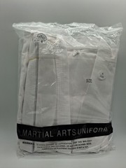 Martial Arts Uniform Quest Martial Arts White Gi, Pants and Belt Size 6 200cm