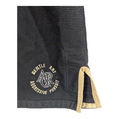 Aggro KIMONO Black Ripstop Gi Top ONLY Uwagi BJJ MMA JUDO size A3 Gentle Art