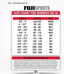FUJI 7016-W6 – IBJJF Uniform, Pink/White, Size WC1