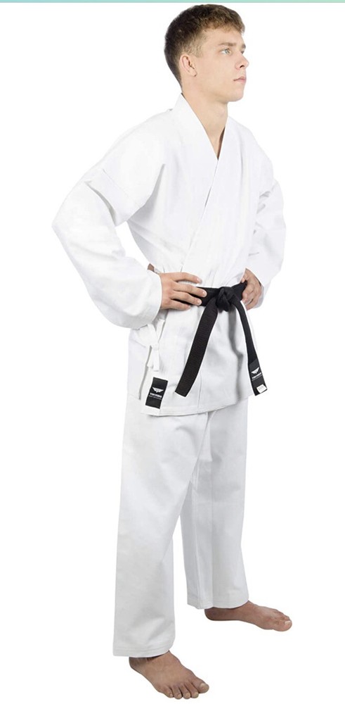 Tokyodo Karate Uniform Jacket, Pants & White Belt size 1 / 140 – kids ages 8-9
