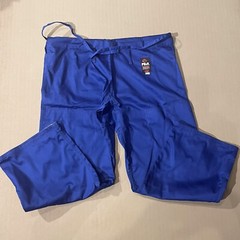 Fuji Judo Gi Pants Blue Double Weave Jiu Jitsu BJJ Karate Various Sizes New