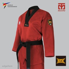 MOOTO MTX Scarlett Red Color Uniform WT Demonstration Team Dobok Performance
