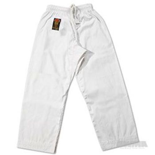 New Proforce Gladiator Lightweight Karate WHITE Martial Arts Pants TKD