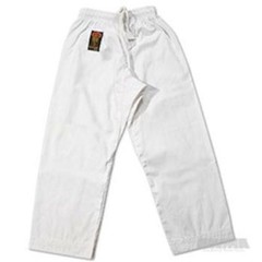 New Proforce Gladiator Lightweight Karate WHITE Martial Arts Pants TKD