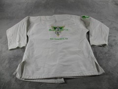 Romulo Melo Brazilian Jiu-Jitsu Gi Jacket Mens Small White A1 Patch Logo