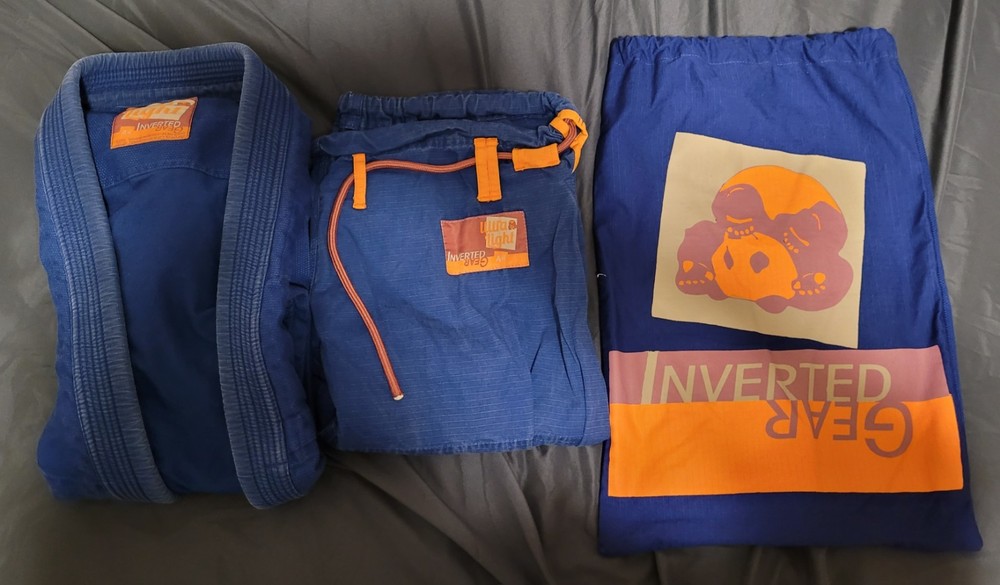 Inverted Gear Ultra Light A4 Blue Orange Jiu-Jitsu Gi Adult Unisex