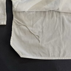 Century Brand White Taekwondo Uniform Top Kid Size 0 Cotton Polyester