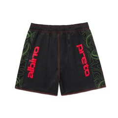 No Gi – Albino & Preto Elektronic Rash Guard & Shorts Set