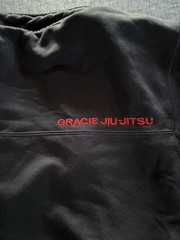 Gracie Jiu Jitsu Zip Up Hoodie/jacket Medium Bjj Training