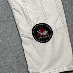 Jean Jacques Machado Jujitsu Gi White Adult Small M4 White Team Clinch MMA UFC