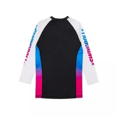 Hot Sale Custom Premium Design Shoyoroll Retro Gradient Rash Guard LS with Short