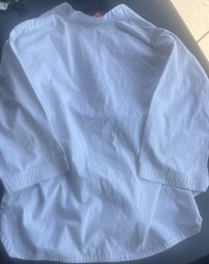 Taekwondo Approved Uniform Top Size 4/180 White Martial Arts Gi Jacket Used