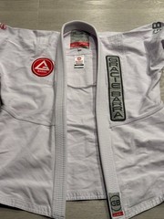 Gracie Barra Equipe GB1 Pro BJJ Gi White A3 Competition Legal Jiu Jitsu Kimono