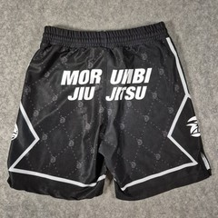 Morumbi Jiu Jitsu Shorts Mens 28 Black Elastic Waist MMA Training Drawstring 9″