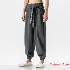 Kung Fu Tai Pants Bloomers Wushu Martial Arts Wing Chun Clothing Training Linen