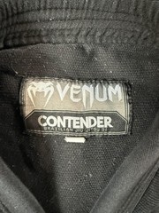 Venum Contender BJJ Gi Jacket Top A1 Small Black 100% Cotton Mens Jiu Jitsu