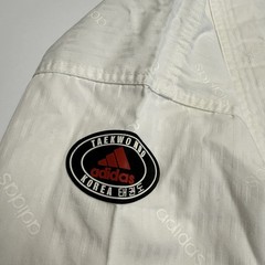 Vintage 90s Adidas Taekwondo Karate Dobok Gi Uniform White Top Size 1 150CM