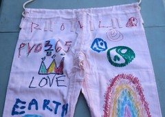 Camp High Collective x Shoyoroll Pink Jiu Jitsu Gi Pants A1 Hand Colored Art