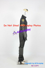 Metal Gear Solid 5 Ground Zeroes Big Boss Cosplay Costume faux leather made#