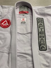 Gracie Barra Equipe GB1 Pro BJJ Gi White A3 Competition Legal Jiu Jitsu Kimono