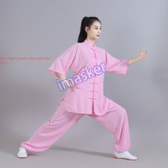 Cotton Linen Kung Fu Tai Chi Uniform Unisex Martial Arts Wing Chun Suit Clothing