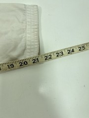 Moya Brand Co. Jim Jitsu Pants Cotton Rope Tie Waist White Sz KO