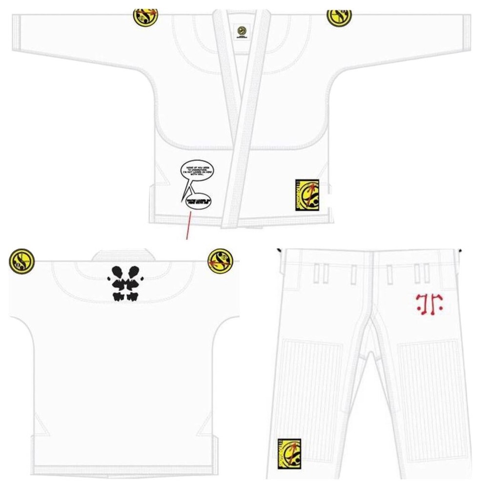 Shoyoroll Watchmen 50/Fifty Rorschach Gi Size A1L New Authentic.
