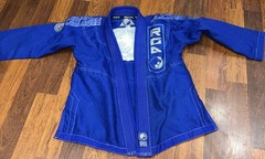 Renzo Gracie Academy New Hampshire Jiu Jitsu BJJ Blue GI Jacket Top Youth C0