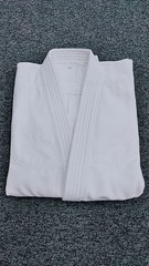Judo Uniform (Top, Bottom, And Belt) 3-Piece Set, Cotton/Polyester, Size 4