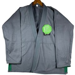 Elite Sports Gray BJJ Gi Jacket Brazilian Jiu Jitsu Kimono Top Mens A4 New